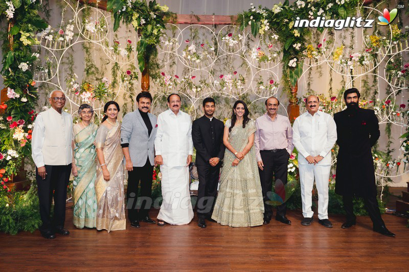 Venkatesh Daughter Ashritha and Vinayak Reddy Wedding Reception