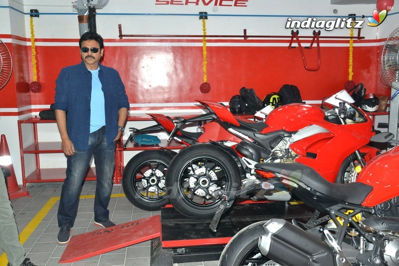 Venkatesh and Naga Chaitanya Launch Ducati 9th Showroom