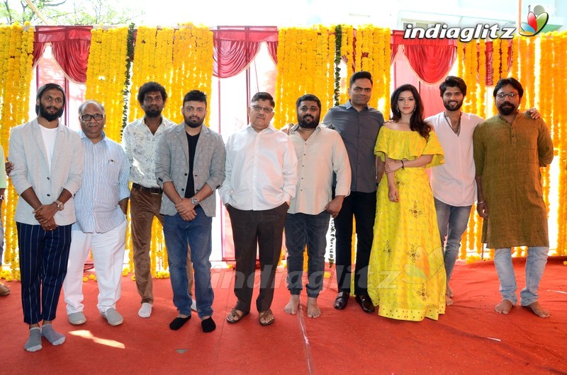 Vijay Devarakonda - Mehreen - Studio Green Movie Launch