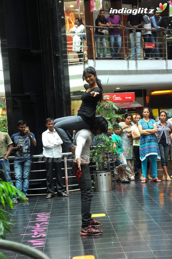 Vishnu @ Dhenikaina Ready Flash Mob @ City Center