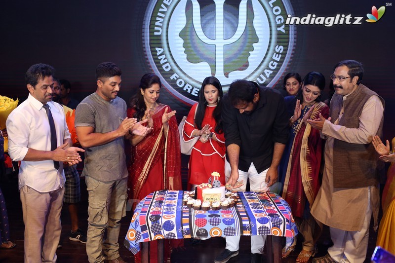 'Naa Peru Surya' Team Celebrates Vakkantham Vamsi Birthday