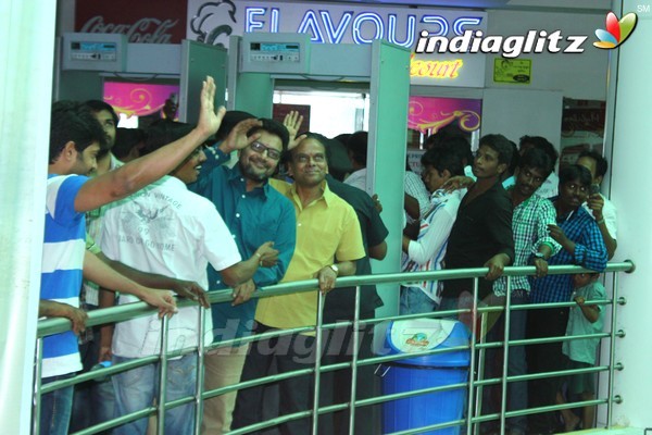 'Yevadu' Success Tour @ BVRM Geetha Multiplex
