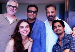 Aditi Rao Hydari thrilled alongside Kamal Haasan, Mexican filmmaker Alfonso Cuaron