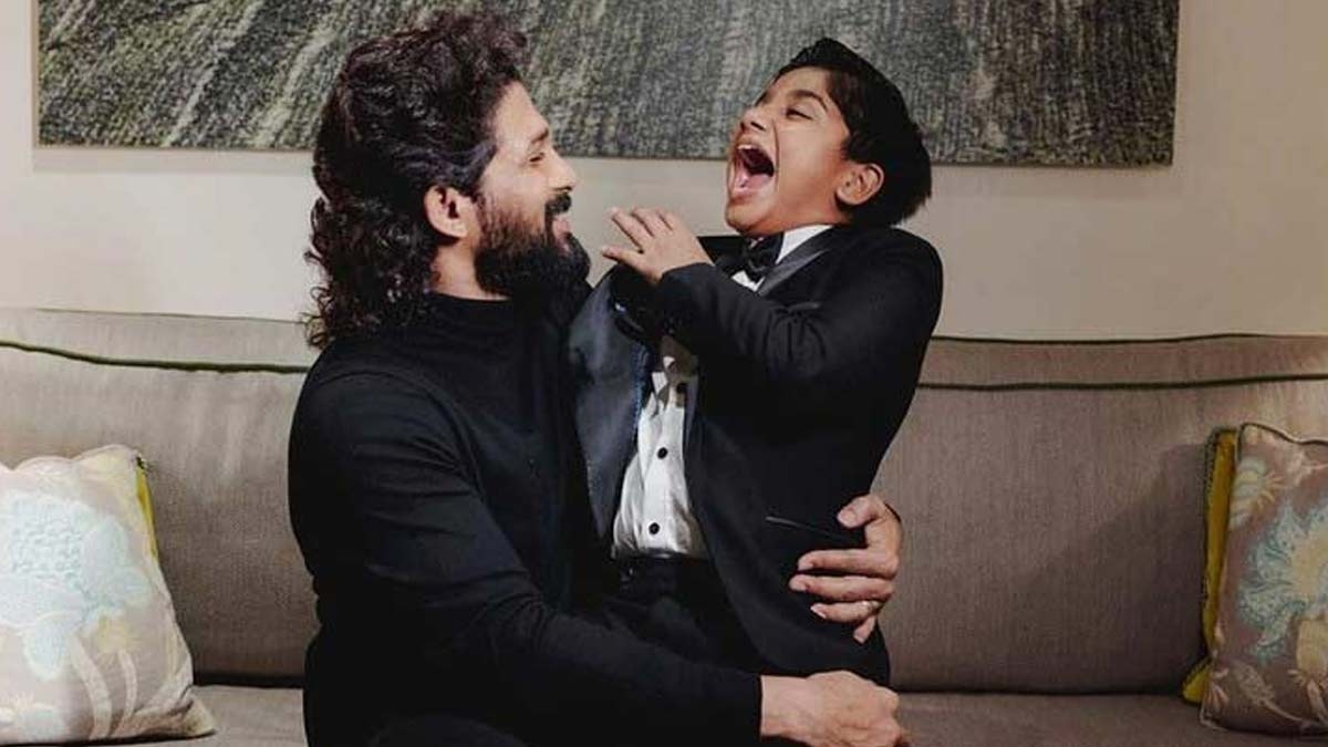 Icon Star Allu Arjuns lovely B-Day wishes to his son Ayaan