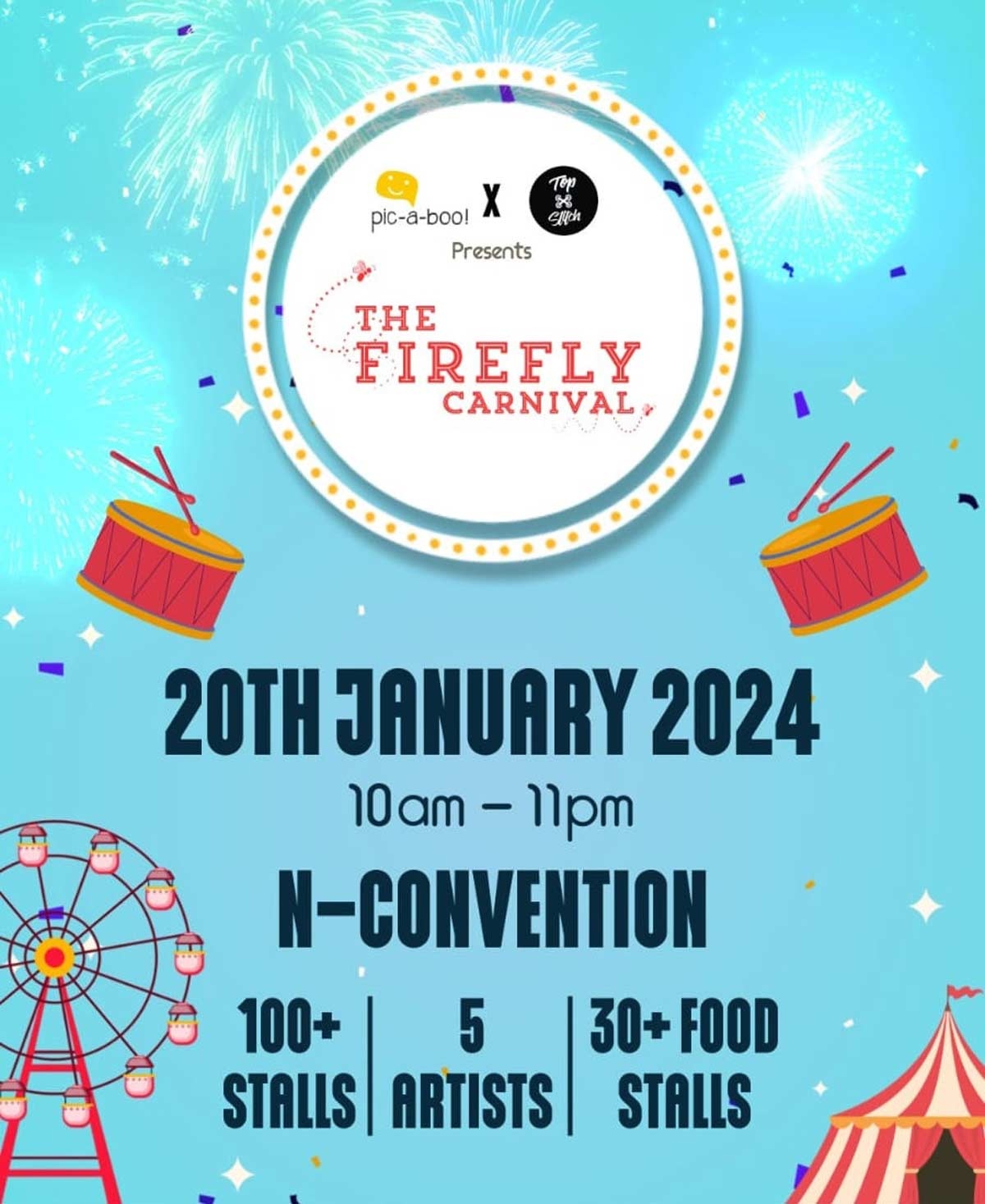 All set for Allu Sneha Reddys Picaboo Present Firefly Carnival