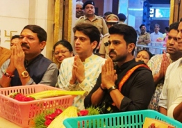 Global star Ram Charan completes Ayyappa Deeksha at Shree Siddhivinayak temple in Mumbai