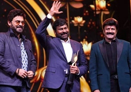 Chiranjeevi Honored with Prestigious Award at IIFA Utsavam in Abu Dhabi