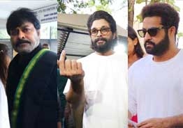 Tollywood celebrities cast their votes