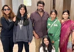 Chiranjeevi jets off to Europe with family, Shruti Haasan