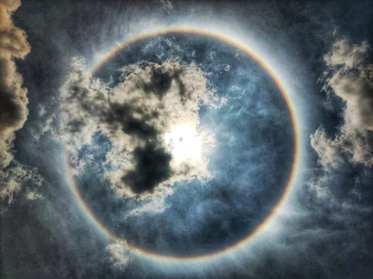 Pic Talk: Circular rainbow wows Hyderabadis