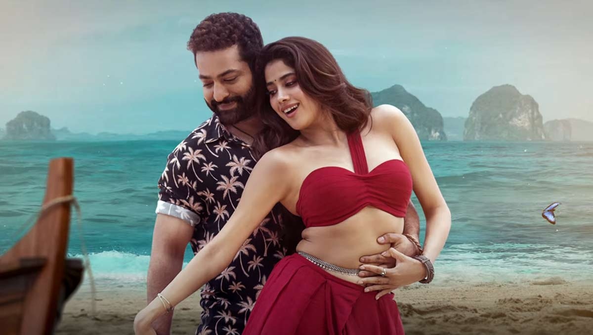 Devara: NTR, Janhvi spice up the song Chuttamalle