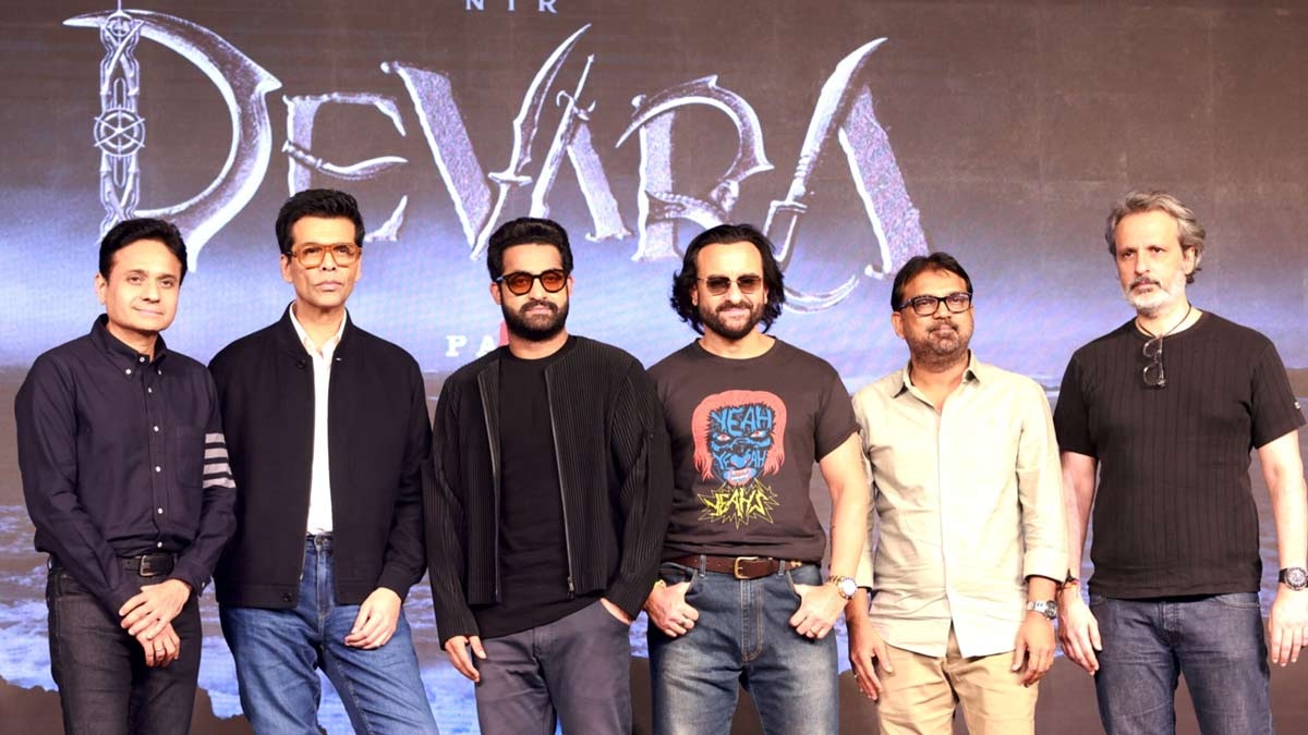 Devara Part 1 Trailer Launch: NTR, Janhvi, Saif shares thrilling experience