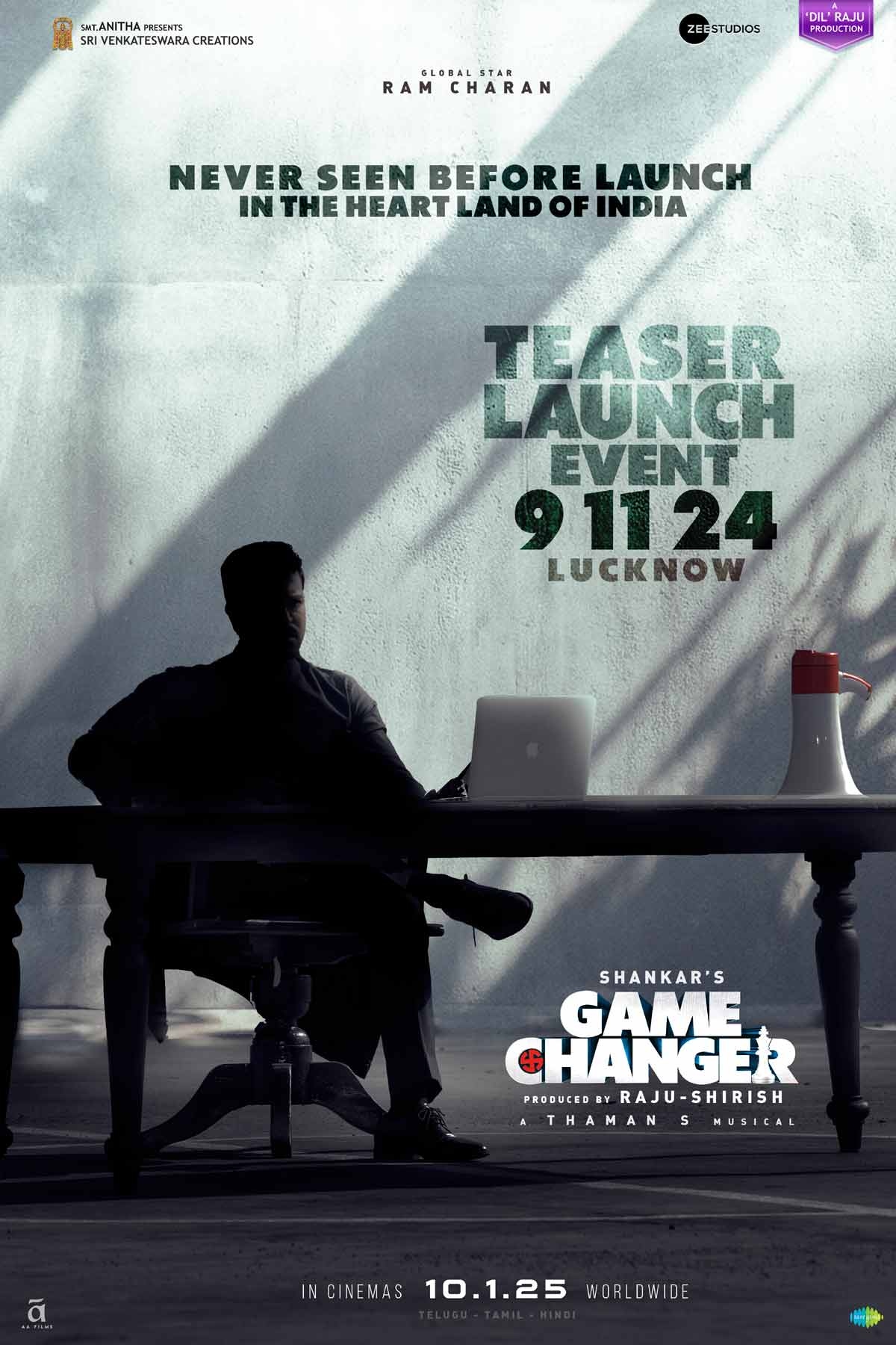 Ram Charan Sets a New Trend, Hosts Game Changer Teaser Launch in Lucknow