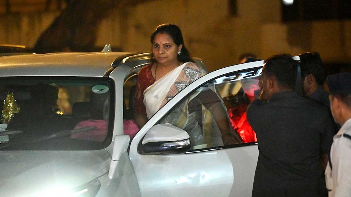 Former CM KCRs daughter Kavitha arrested by ED
