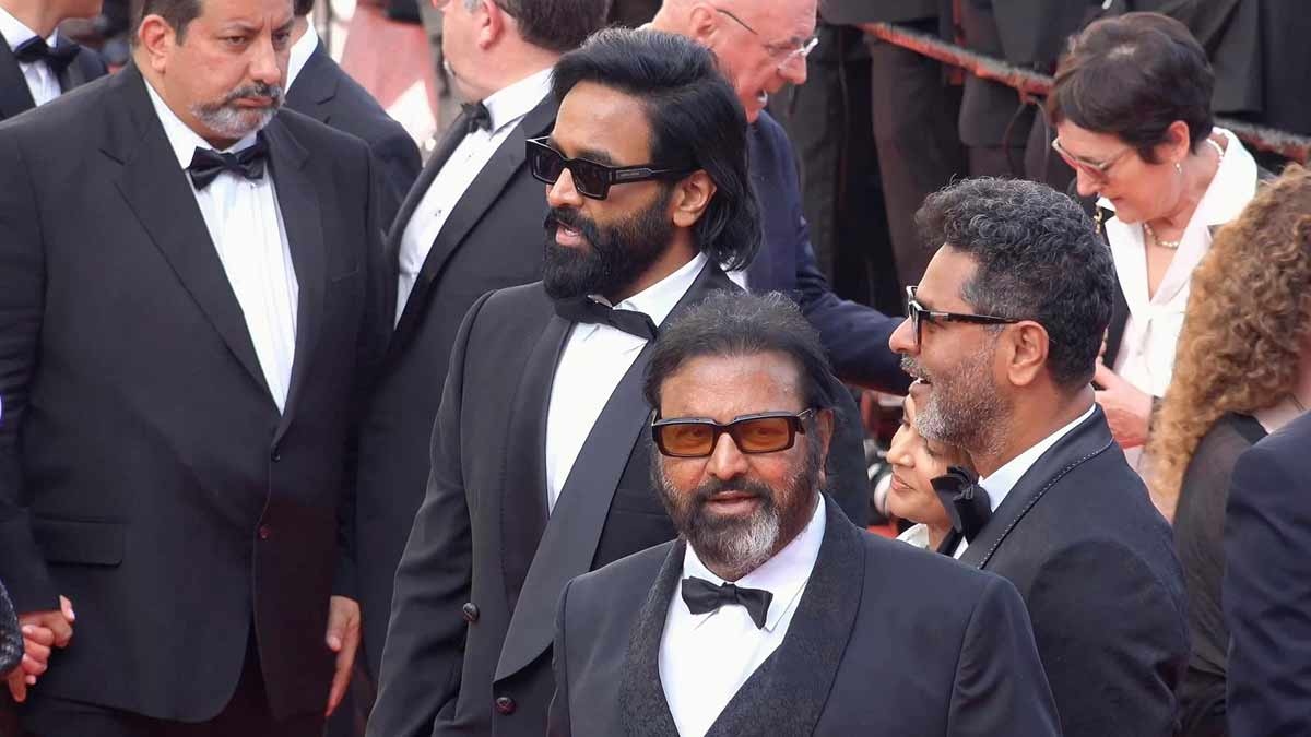 Mohan Babu and family grace Kevin Costners âHorizon: An American Sagaâ  premiere at 77 Cannes Film Festival
