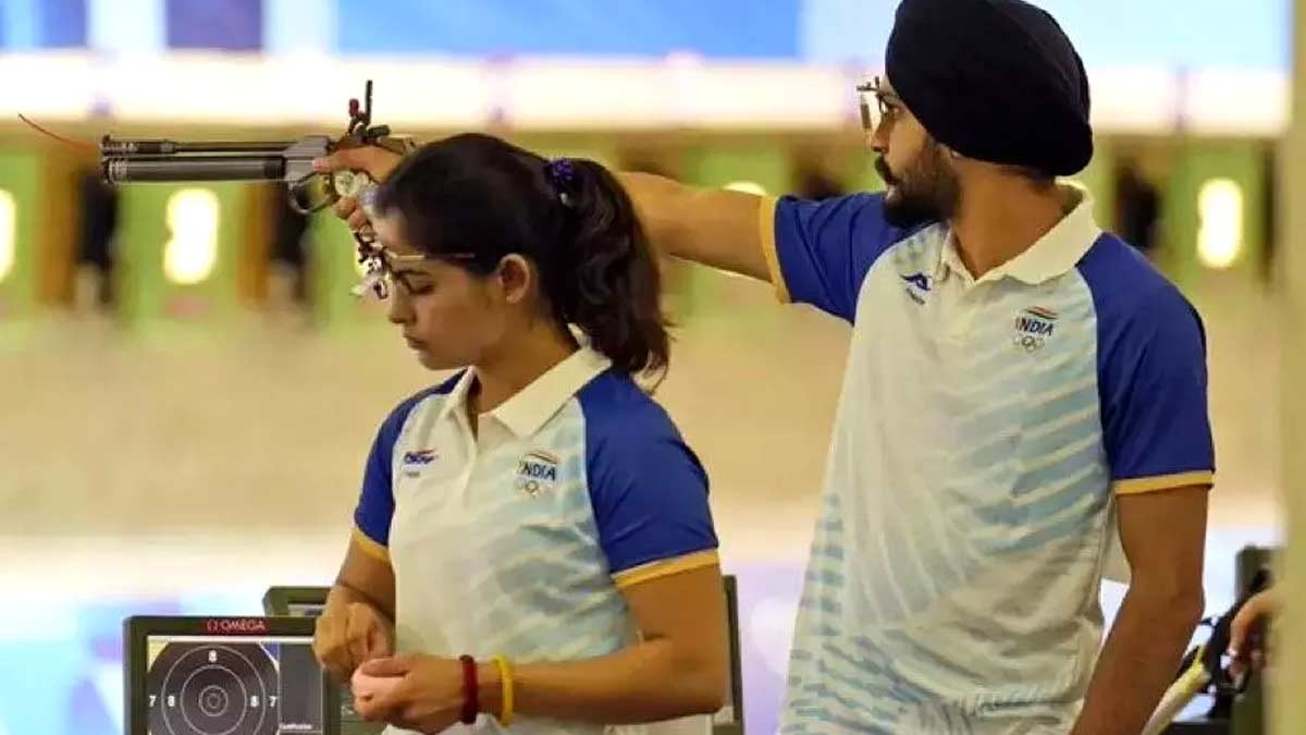 Paris 2024 Olympics: Manu Bhaker, Sarabjit Singh shoots second medal