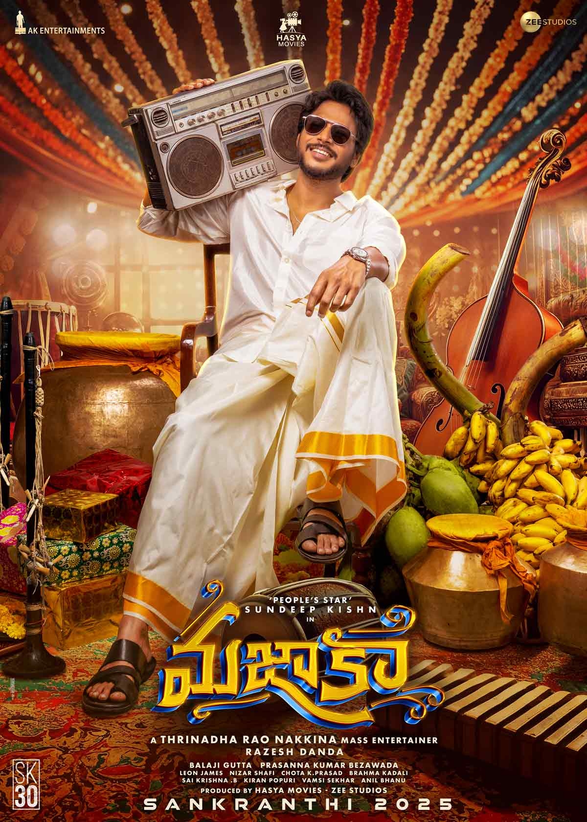 Majaka First Look: Sundeep Kishans Festive Avatar