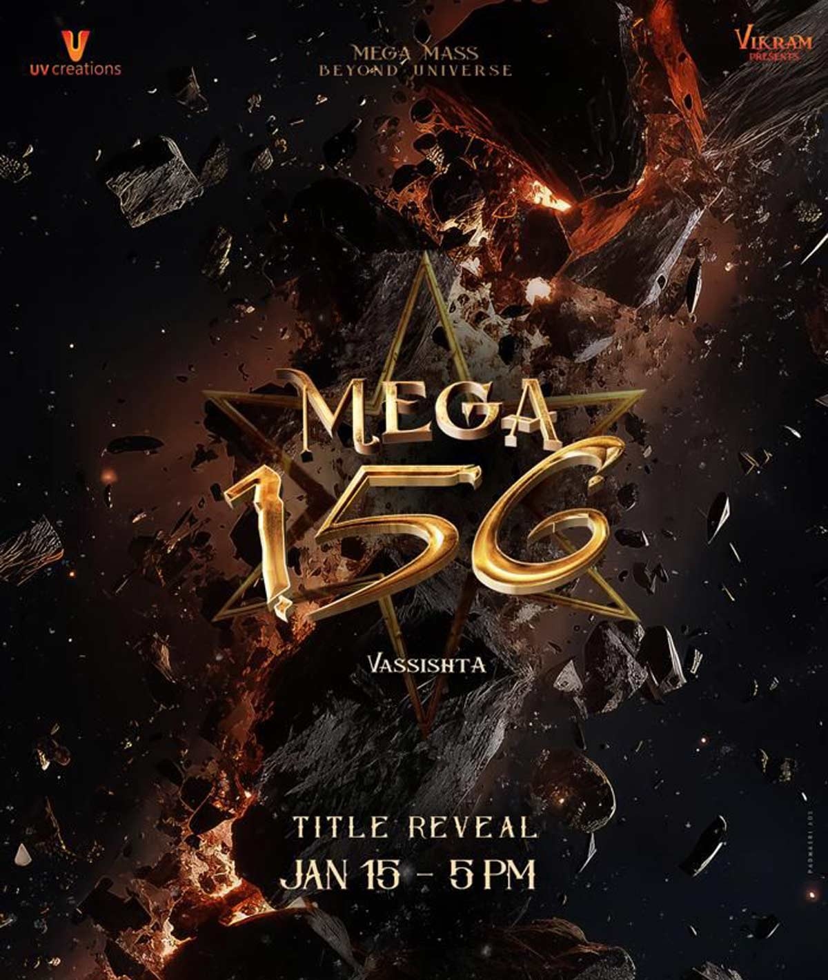 Mega Star Chiranjeevis Mega 156 title revelation gets the time