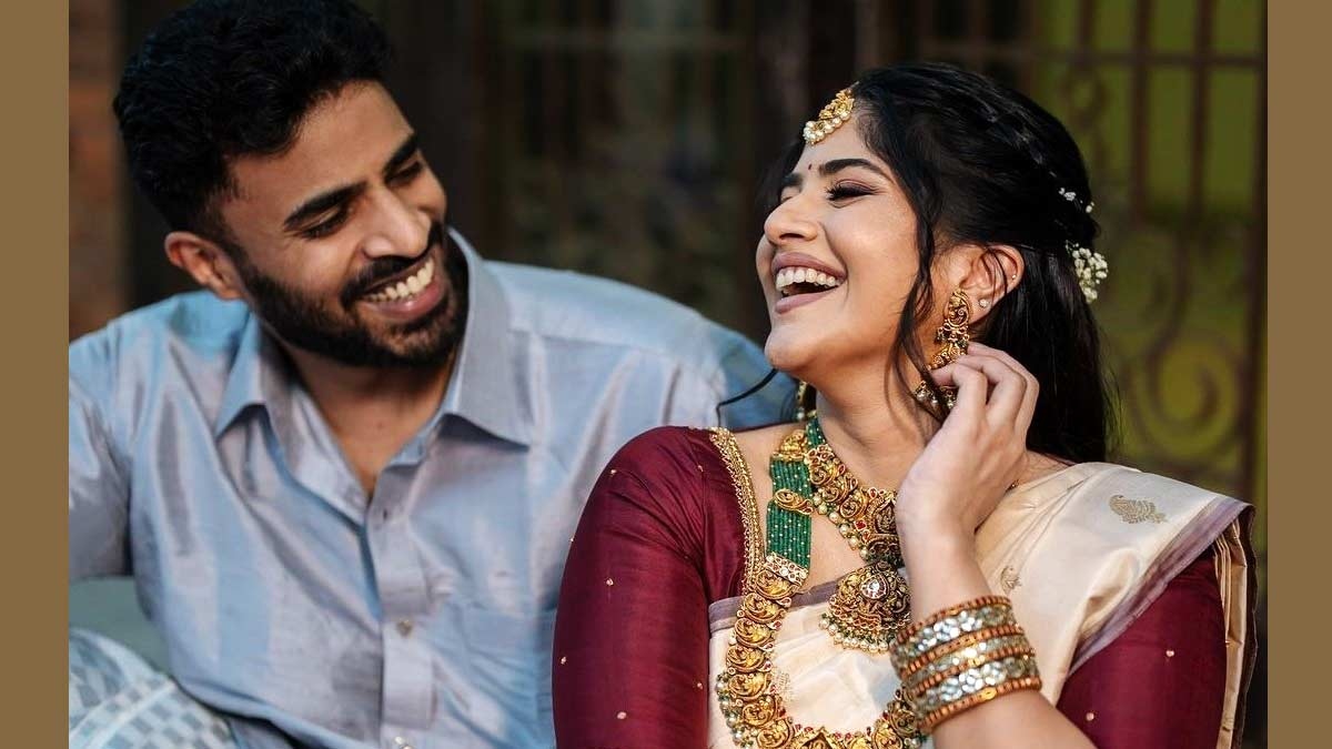 Megha Akash Engaged to Sai Vishnu in Traditional Ceremony