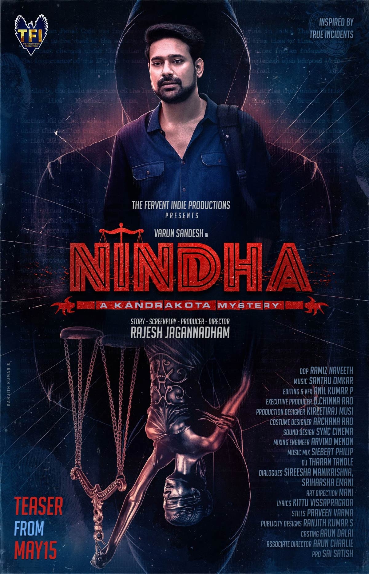 Varun Sandesh turns intense for Ninda first look