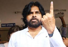 Janasena chief Pawan Kalyan casts his vote