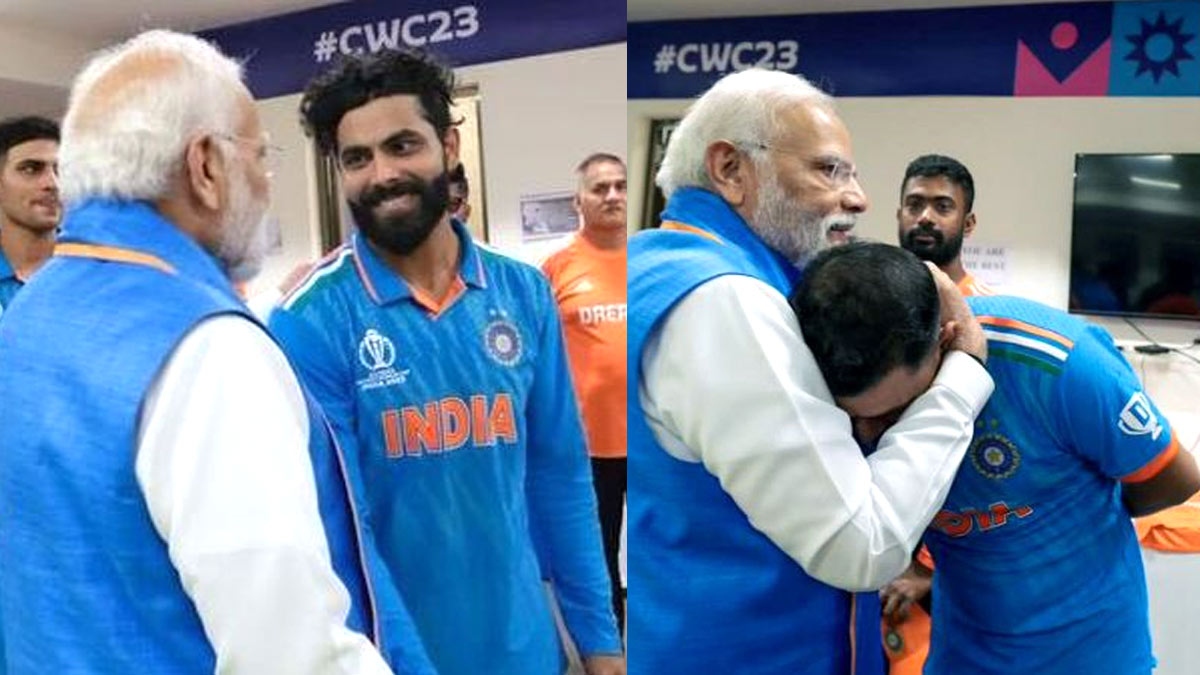 PM Modi consoles Men in Blue after WC 2023 finals loss