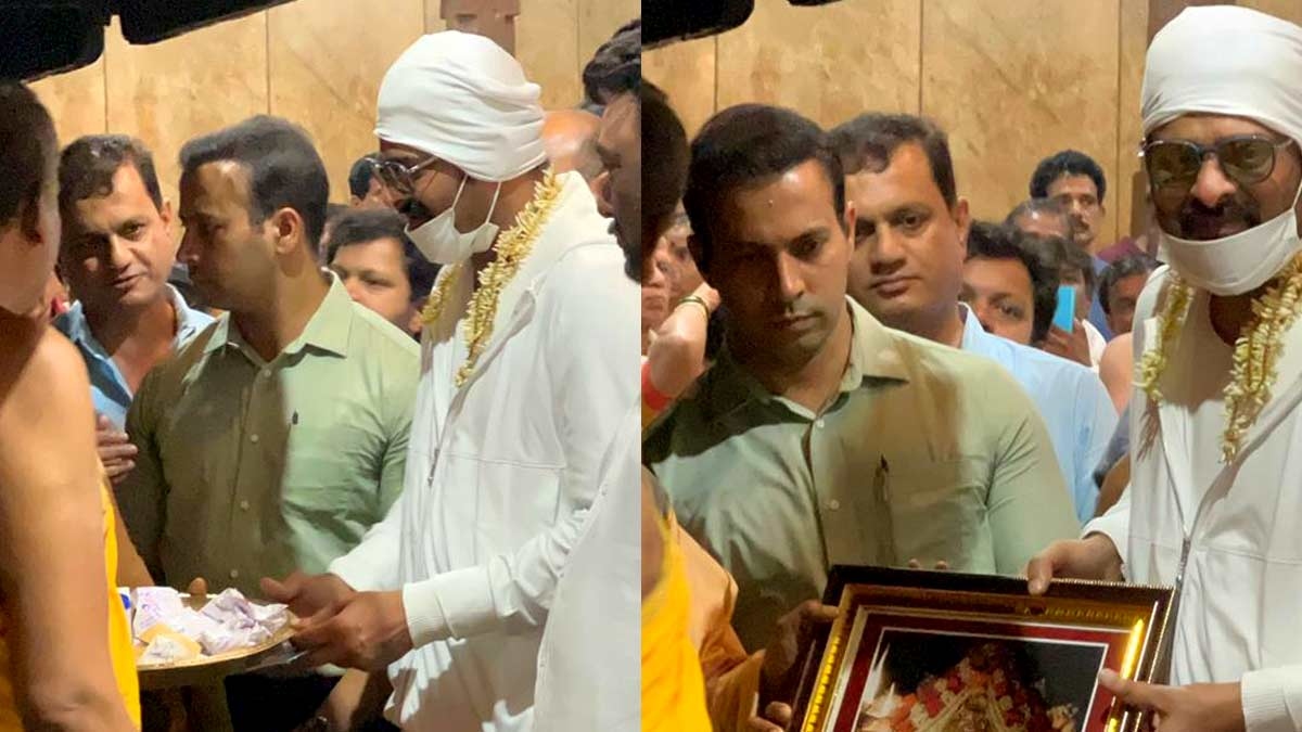 Pan India Star Prabhas prays at a powerful temple in Mangalore