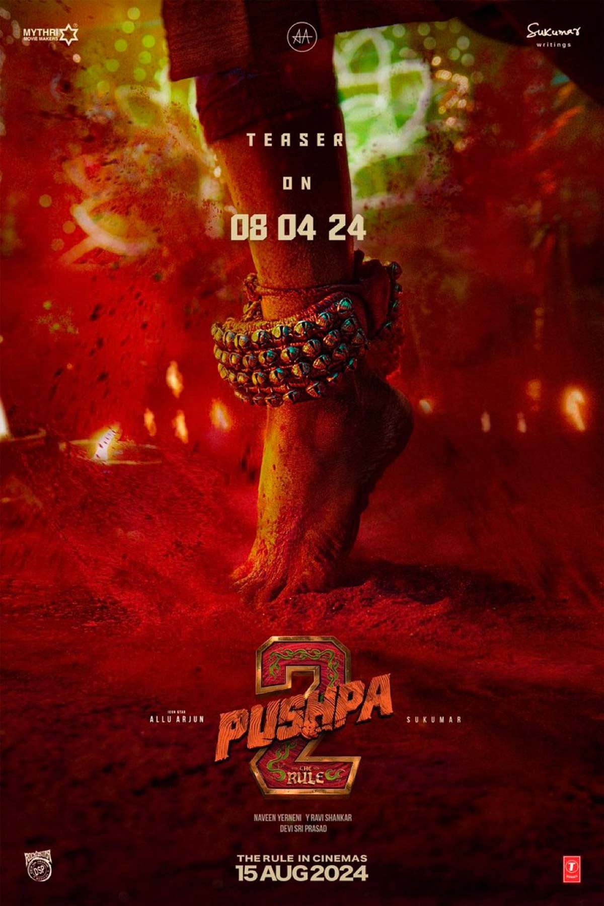 Pushpa The Rule teaser drop with double fire on Allu Arjuns B-Day
