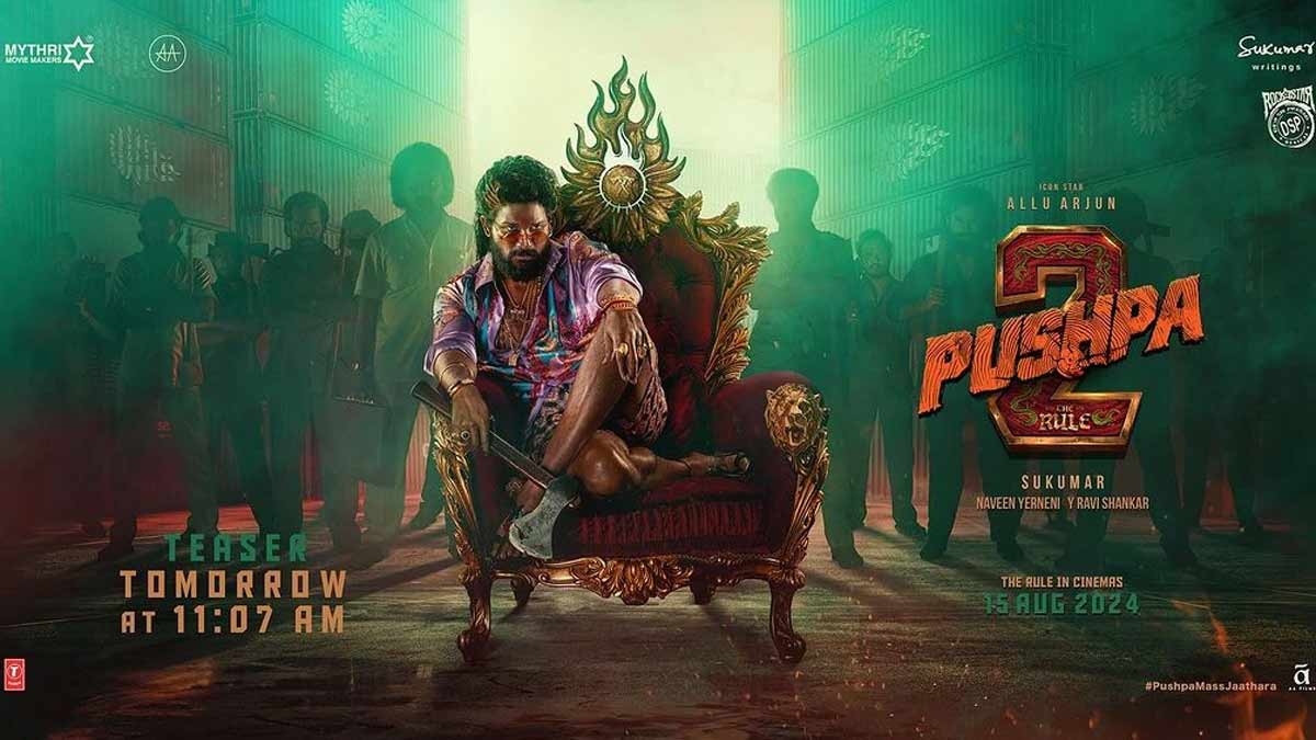 Pushpa The Rule mania increases ahead of the teaser launch