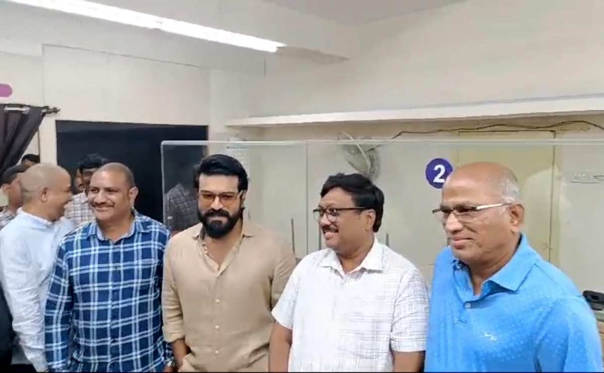 Ram Charan Visits Khairatabad RTA Office for Rolls Royce Registration