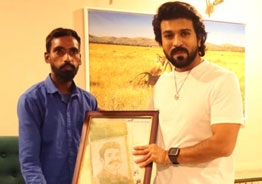 Fan presents Ram Charan with rare gift after walking 264 km
