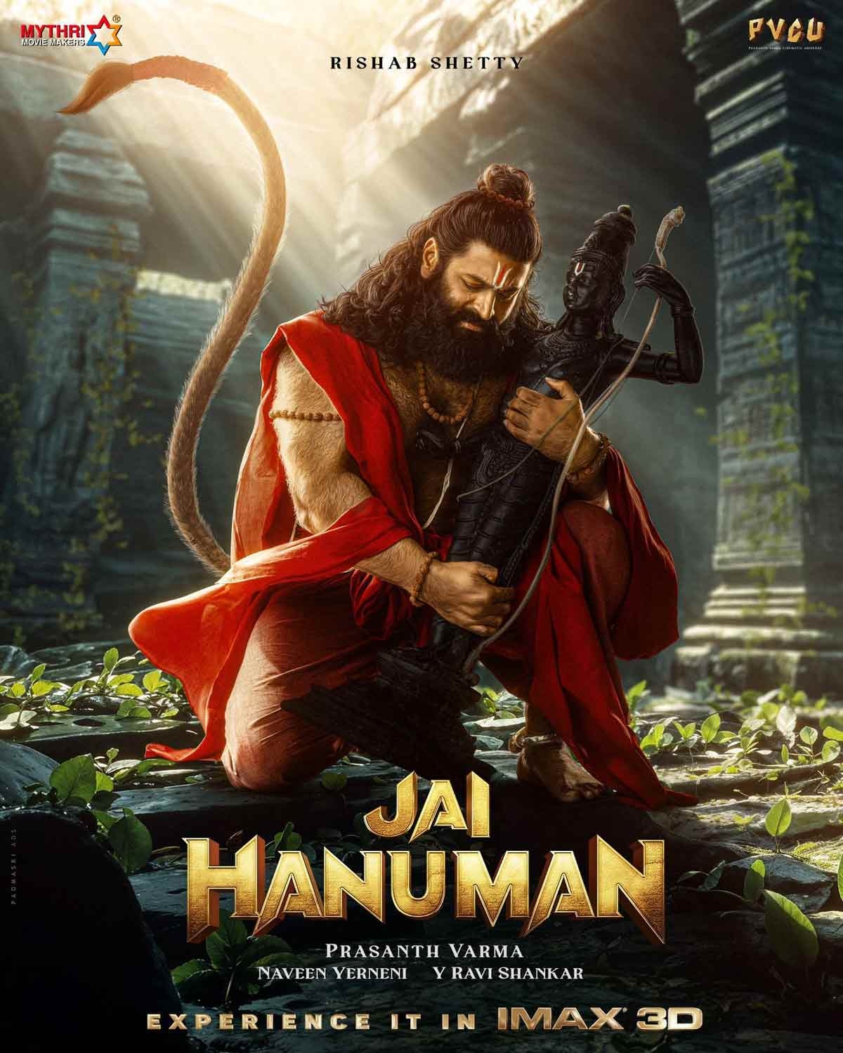 Rishabh Shettys Divine Transformation: Jai Hanuman First Look