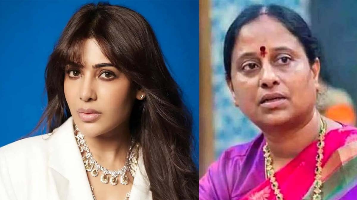 Samantha reacts angrily over Konda Surekhas insulting comments on her divorce