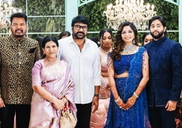 Shankar's daughter Aditi's wedding: Chiranjeevi and Ram Charan along with families bless the new couple