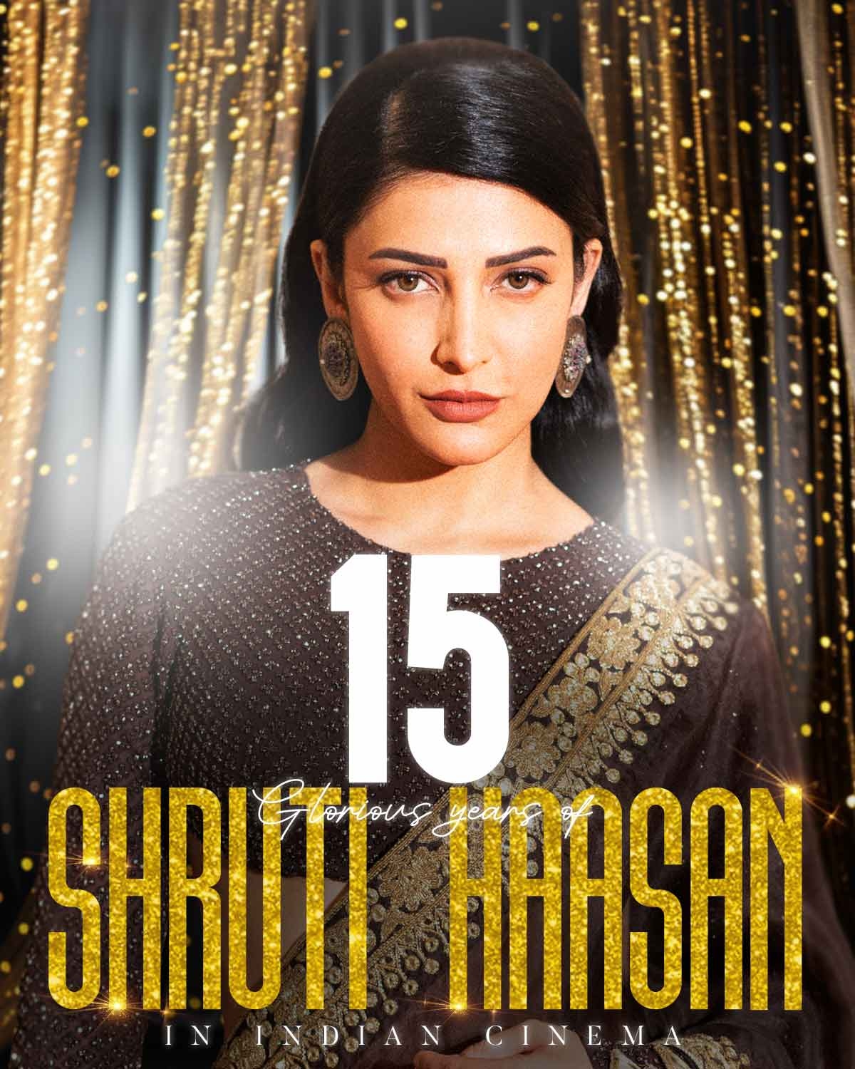 Shruti Hassan completes glorious 15 golden years