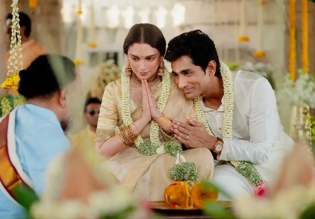 Aditi Rao Hydari and Siddharth: A Timeless Wedding in Cream and White