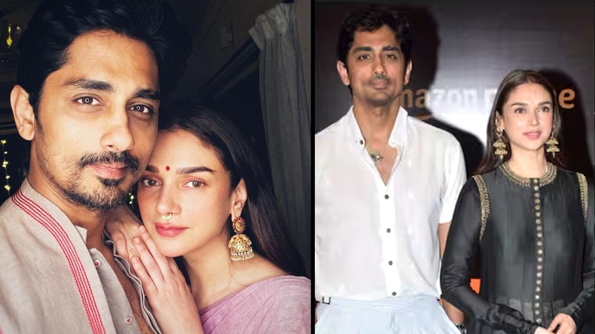 Siddharth, Aditi Rao throw a hint about their relationship status