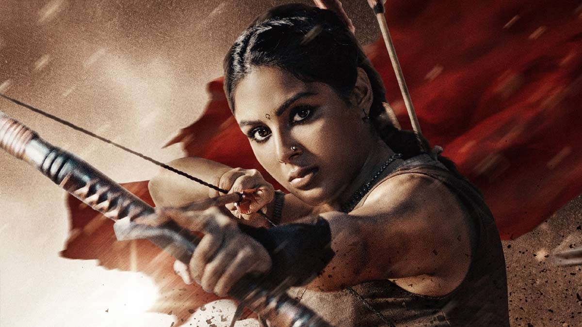 Meet Samyuktha Menon as the Fierce Warrior from Nikhils Swayambhu