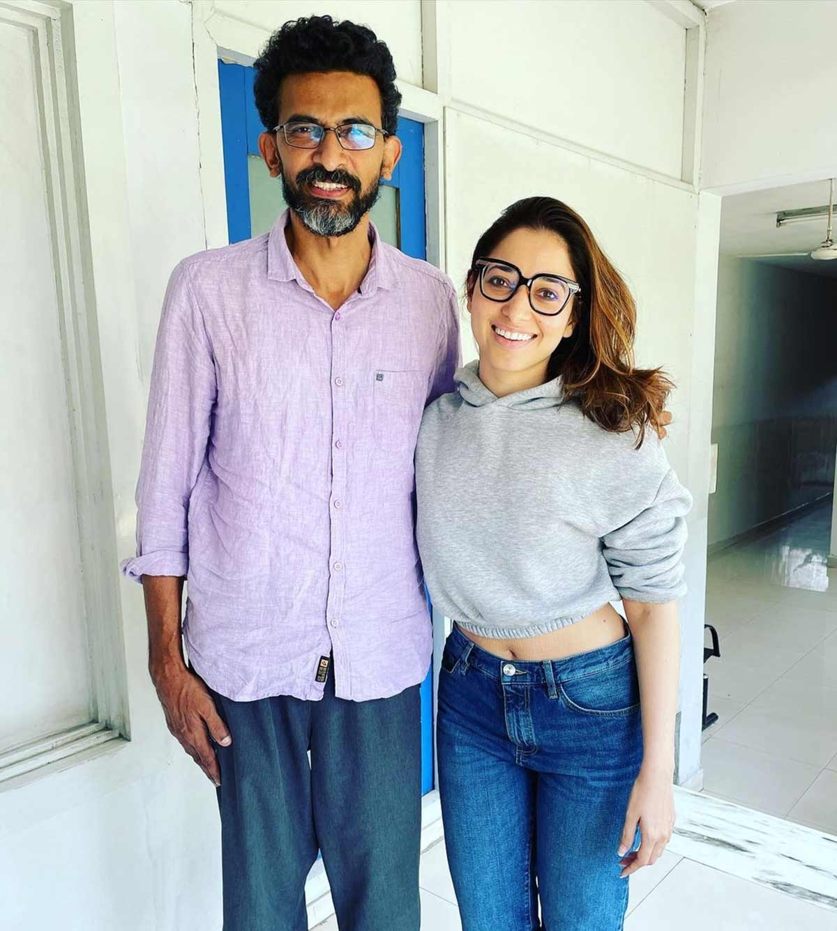 Pic Talk: Tamannaah Bhatia calls on Sekhar Kammula