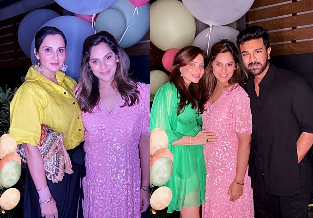 Global Star Ram Charan, Upasana hold Baby Shower parties