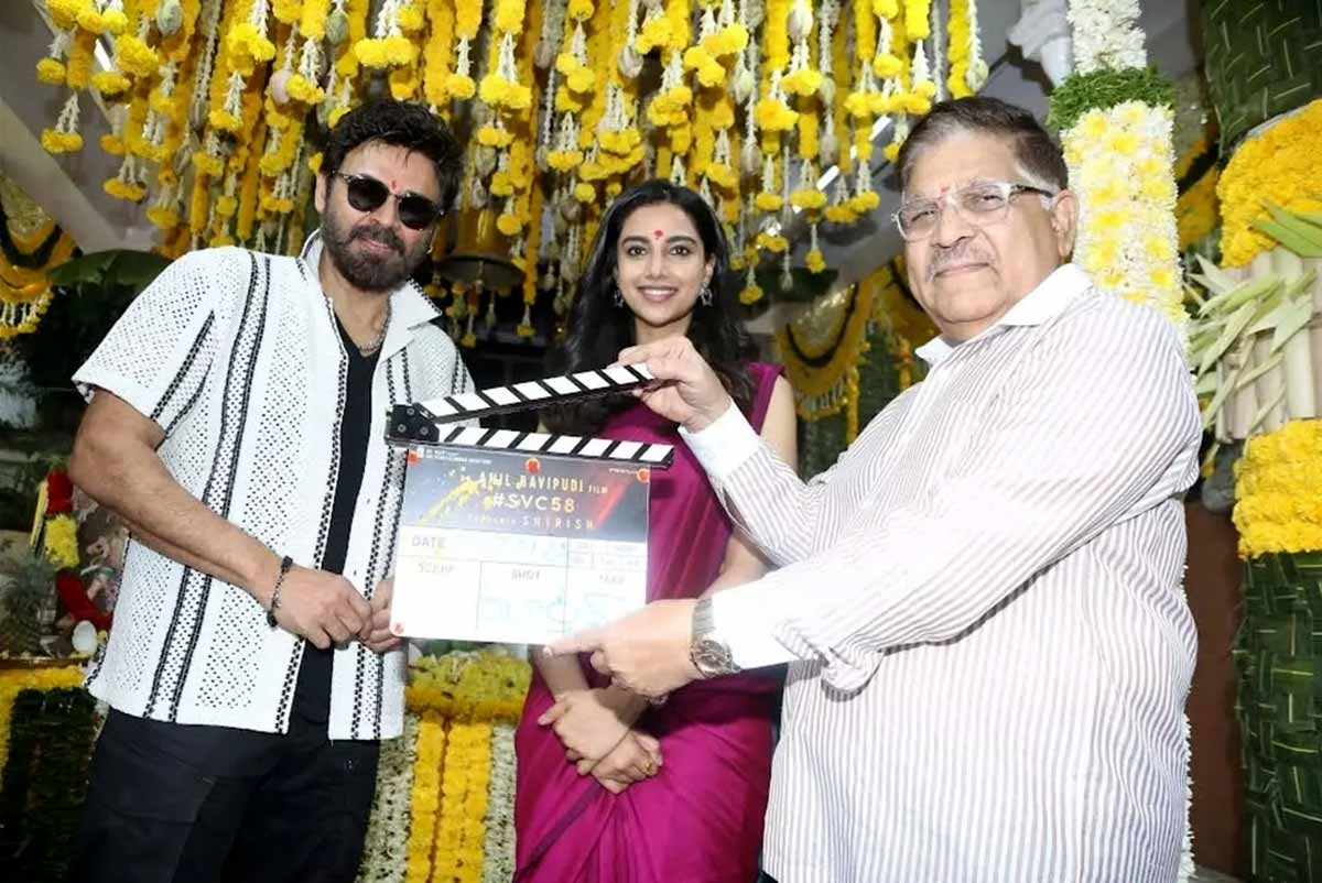 Victory Venkatesh-Anil Ravipudi film titled Sankranthiki Vasthunnam, goes to sets