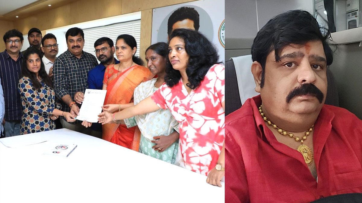 TFJA and TFDMA drags Venu Swamy to Telangana State Womens Commission