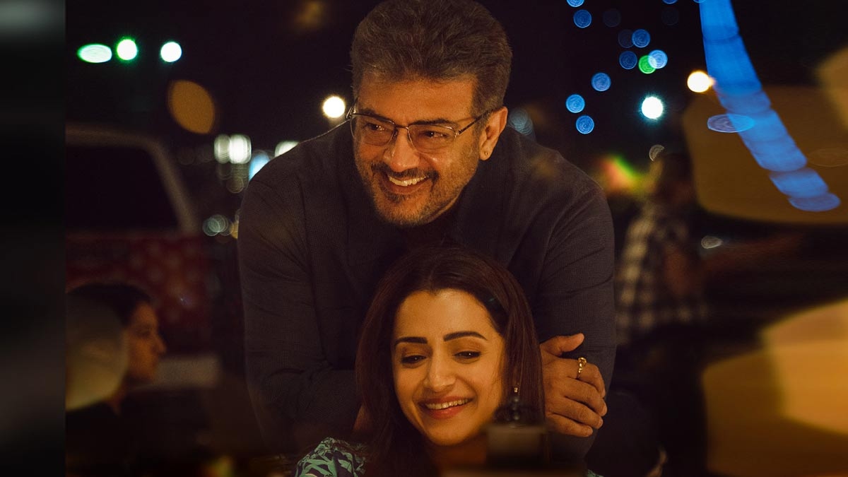 Thala Ajith, Chennai Thendral Trisha romantic temptations in Vidaa Muyarchi new look