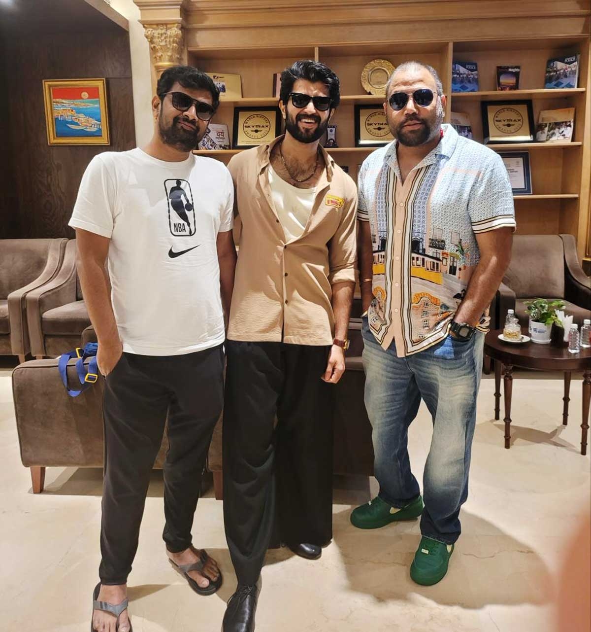 Vijay Devarakonda with his favourite boyz