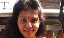 Anjali Visits Srisailam Temple