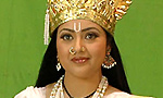 Meena playing Goddess in Sri Vasavi Vaibhavam