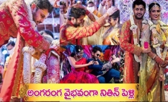 Actor Nithin and Shalini's Wedding Unseen Moments