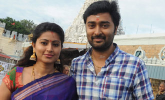 Sneha and her husband visit Tirupathi