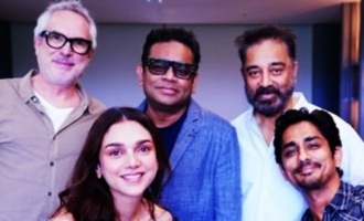 Aditi Rao Hydari thrilled alongside Kamal Haasan, Mexican filmmaker Alfonso Cuaron