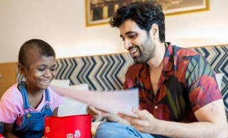 Adivi Sesh: A Hero On and Off Screen, Brightens the Day of a Brave Cancer Fighter